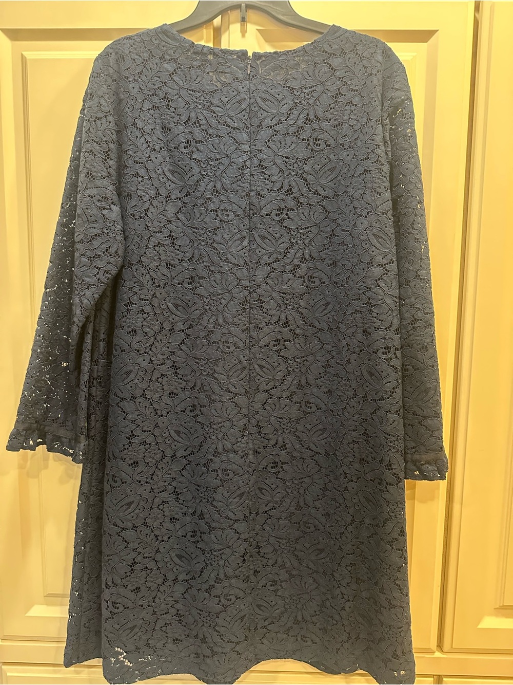 Boden Navy Lace Long Sleeve Shift - Picture 11 of 15